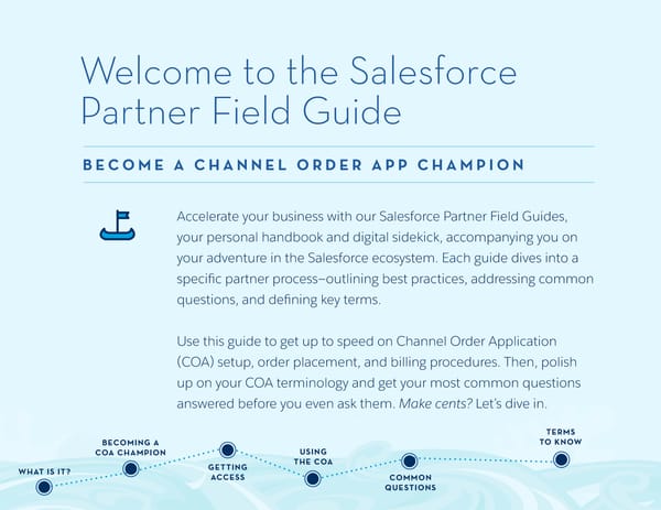 Partner Field Guide: Become a COA Champion - Page 3