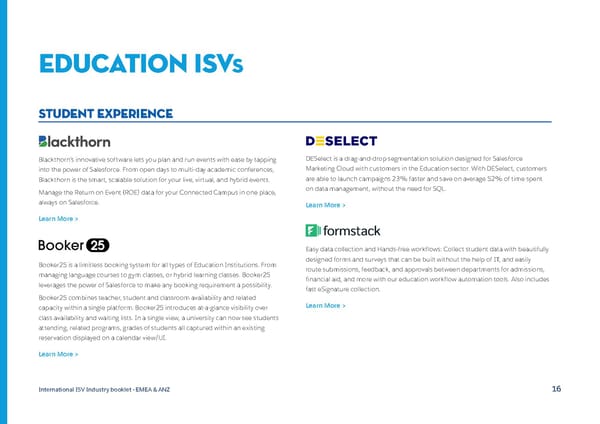International Industry Booklet - Nonprofit & Education - Page 16