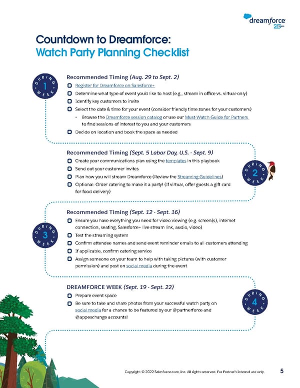 Salesforce Partners: Dreamforce '22 Watch Party Playbook - Page 5