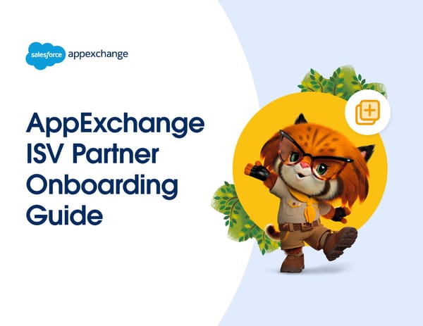 AppExchange ISV Onboarding Guide - Page 1