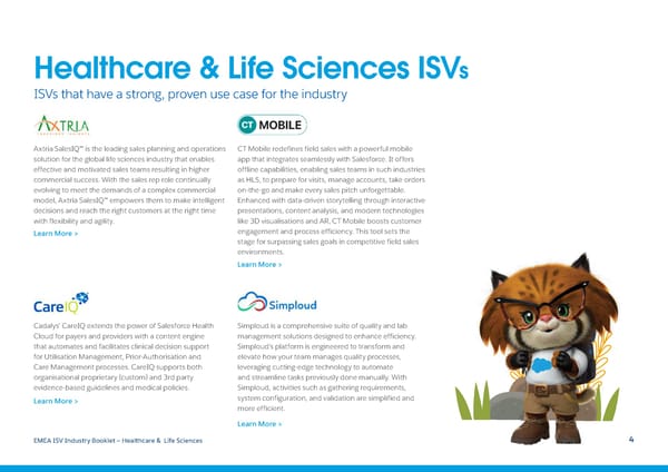 Salesforce ISV Industry Booklet - HLS - Page 4